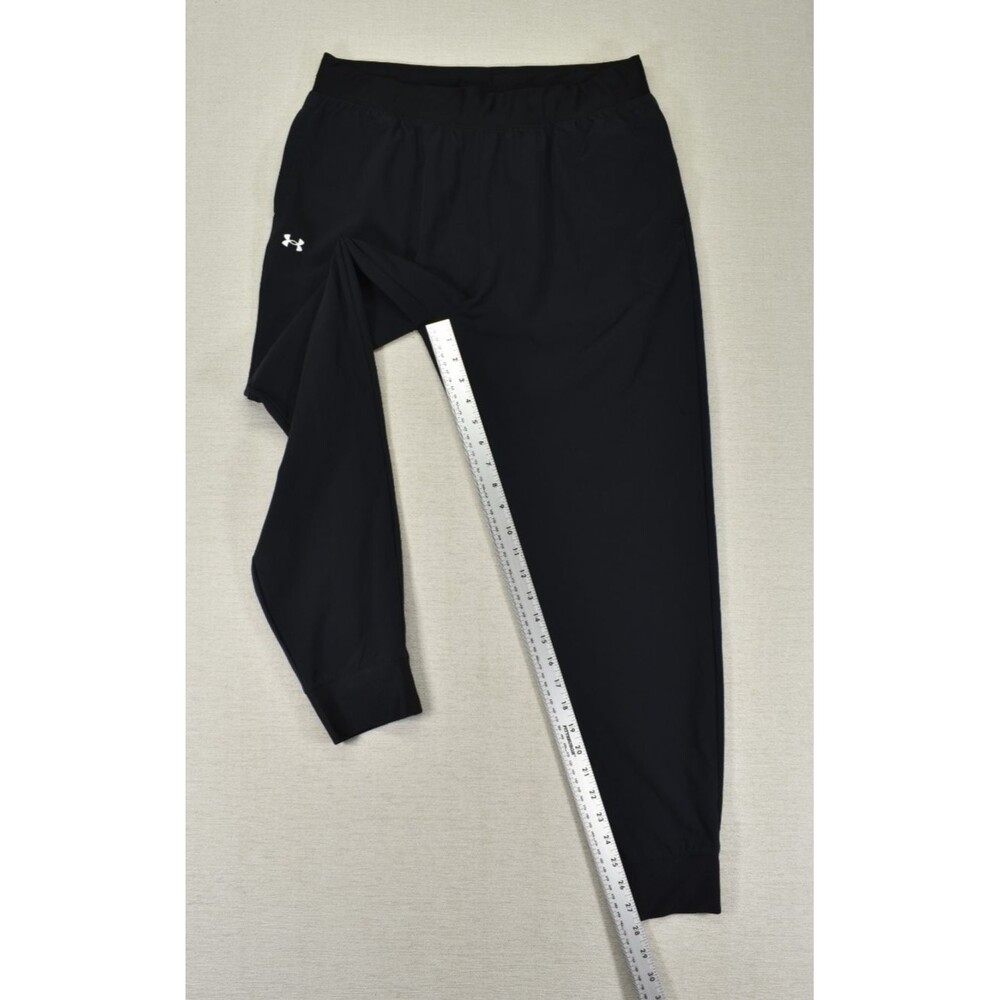 Under Armour Women's Ankle Jogger Lightweight Pull On Pants L Black Athletic - Picture 5 of 6